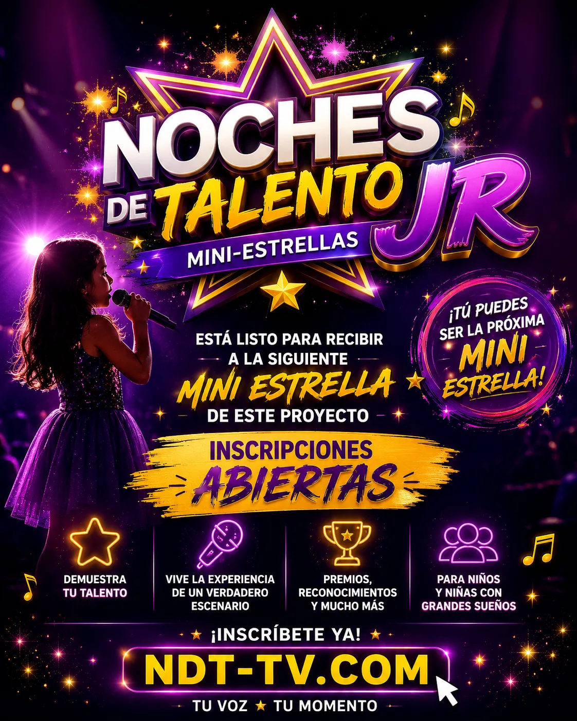 Noches de Talentos JR Mini-estrellas